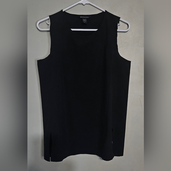 🩷💛Athleta Zephyr Refined Women's Black Tank Top Size S💜🩵 - Picture 2 of 9